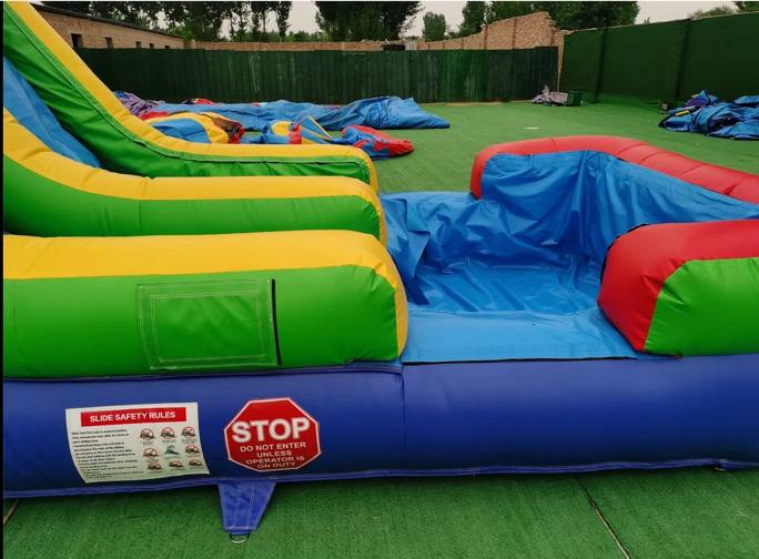 Festa con il gonfiabile